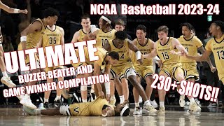 ULTIMATE 2024 College Basketball Buzzer Beater amp Game Winners Compilation MARCH MADNESS Hype Up [upl. by Aihtebat]