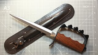 1917 trench knife replica [upl. by Ennirak]