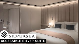 Silver Nova  Accessible Silver Suite Full Walkthrough Tour amp Review  Silversea Cruises  4K  2024 [upl. by Macnamara]