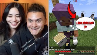 Jarvis amp Girlfriend PLAY MINECRAFT WITH VIEWERS [upl. by Hidie]