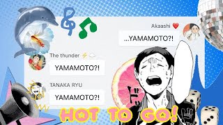 Chappell roan x haikyuu  ennoshita  haikyuu texting storysong  HOT TO GO [upl. by Delphine31]