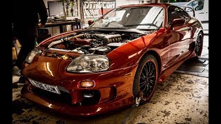 WOW Amazing Supra On Dyno 2JZGE NAT 482bhp Borgwarner S360 AEM Series 2  Future Motorsports [upl. by Giarg]