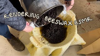 Rendering beeswax ASMR [upl. by Linell]