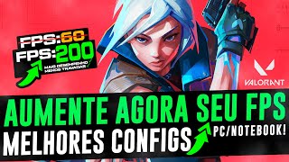 COMO AUMENTAR O FPS NO VALORANT EM 2024  MELHORES CONFIGURAÇÕES PARA MELHORAR FPS PING E INPUT LAG [upl. by Leonard]