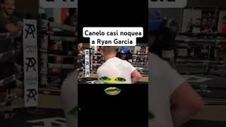 Canelo sparring contra Ryan García boxeo boxeomexicano canelo caneloalvarez ryangarcia [upl. by Ertnod]