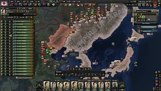 Holding Manchuria with Naval Dominance RoN in Hoi4 Japan demo [upl. by Stockton]