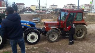 New Holland TD 90 Ve Tümosan 8075 Feci Güc Gösterisi [upl. by Saibot]