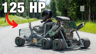 Worlds fastest Shopping Kart Hits the Streets [upl. by Anma]