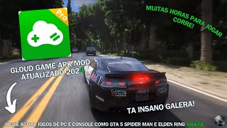 SAIU CLOUD GAMES APK MOD ATUALIZADO 2024 COM TEMPO ILIMITADO PARA JOGAR E SEM FILA  MOEDAS [upl. by Ilojna]