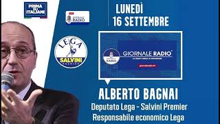 Intervista radiofonica allOnAlberto Bagnai su Giornale Radio a quotLattimo fuggentequot 16 Settembre 24 [upl. by Sella240]