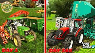 I HAD 1 YEAR TO TRANSFORM 2 HECTARES INTO A PROFITABLE FARMING BUSINESS  FARMING SIMULATOR 22 [upl. by Sardella]