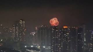 Metro Manila Philippines 2024 New Year Fireworks Display MOA Okada Makati BGC Rizal Park in 1 Vid [upl. by Ltsyrk]