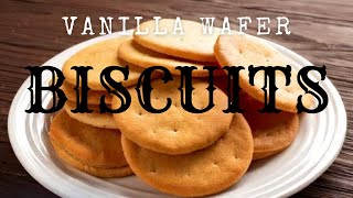 VANILLA WAFER BISCUITS [upl. by Ainoyek]