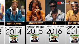 List Of All VGMA Artiste Of The Year Winners From 1999 To 2023 [upl. by Pendleton719]