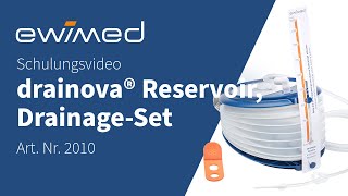 Schulungsvideo  drainova® Reservoir DrainageSet  Anleitung zur Drainage [upl. by Anila935]