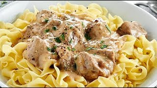 Slow Cooker Beef Stroganoff [upl. by Borrell279]