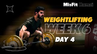 Weightlifting Day 27 Week 6 [upl. by Acimaj]