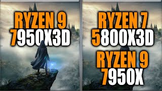 7950X3D vs 5800X3D vs 7950X Benchmarks  RTX 4090  4K  1080p  Tested 15 Games and Applications [upl. by Dell39]