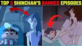 Shinchan Top 3 Banned Horror Episodes In Hindi  Shinchan Unseen Episodes [upl. by Gerc836]