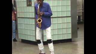 NYC Subway Saxophone player [upl. by Mercorr958]