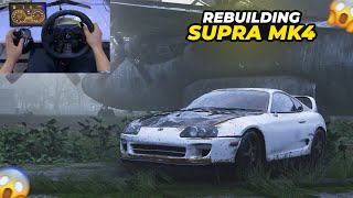 Restoring the OG Supra MK4  Forza horizon 5  Logitech G923 Gameplay [upl. by Zaremski]