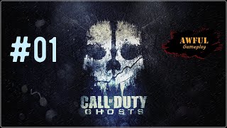 Call of Duty  Ghosts AWFUL Gameplay 01 [upl. by Leake]