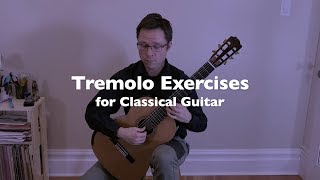 Tremolo Lesson and Exercises Classical Guitar Tutorial [upl. by Danziger]