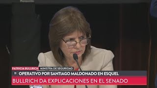 La pelea de Bullrich con el Senador Godoy de San Juan por el caso Maldonado [upl. by Clive]