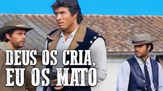 Deus os Cria Eu os Mato  Spaghetti western em Português [upl. by Enyar]