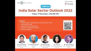 India Solar Outlook 2022 [upl. by Llered]