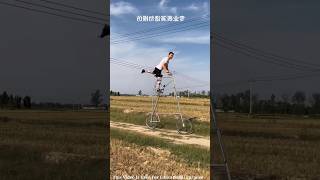 This man made world tallest cycle shortsvideo MisterAshum [upl. by Ahseal896]