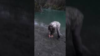 Dave Jacobs Fighting A South Fork Smith River Steelhead From The Bank [upl. by Friedland391]