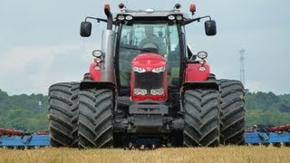 Massey Ferguson 7619  Duport Liquiliser Injecting liquid fertilizer  Loonbedrijf Vollekracht [upl. by Rother796]