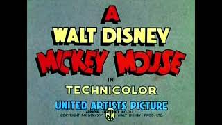 Mickey Mouse  On Ice 1935  original titles recreation [upl. by Bartholemy]