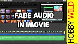 HOW TO FADE AUDIO in iMovie [upl. by Dremann]