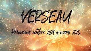 ♒ VERSEAU ♒  Prévisions octobre novembre décembre 2024 janvier février et mars 2025 [upl. by Gehman598]