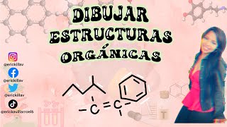 ✅ Como dibujar estructuras orgánicas Tipos de carbonos Ejemplos prácticos 📚 [upl. by Donnie]