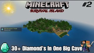 Surviving On A Survival Island Got 30 Diamonds  minecraft  mythpatilgaming56 [upl. by Gambrell]