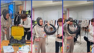 Dato seri Vida shopping di Singapore beli beg untuk kacak😍 [upl. by Bowra]