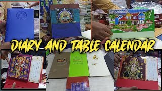 New Year Special Diary amp Table Calendar Wholesale Market In KolkataDiary Wholesale Market [upl. by Anerak]