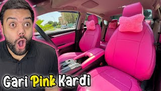 Aroob Ki Gari Pink Kardi 😱😍  Usko Bataya Bhi Nahi 🤣 [upl. by Asseneg]