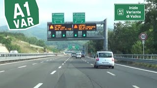 IT  A1var Firenze  Bologna  Variante di Valico [upl. by Vanda438]