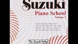 Suzuki Piano School Book 1  Allegretto 1 C Czerny [upl. by Kassie]