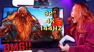 Ultimate 4K Gaming Monitor MSI MPG321URQD 32” 4K 144Hz BEAST [upl. by Bette341]