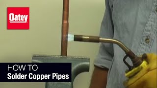 How to Solder Copper Pipes [upl. by Zerep]