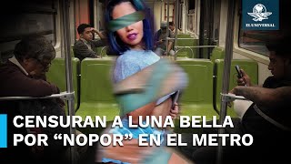 Con video pxrnx Luna Bella detona polémica por exhibir impunidad e inseguridad en el Metro [upl. by Chellman995]