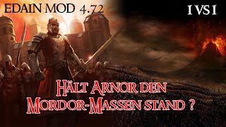 Arnor in einem 1v1 O  Rabe Arnor vs Fubuky Mordor  Edain Mod 472 SuM2 AdH [upl. by Dnomzed805]