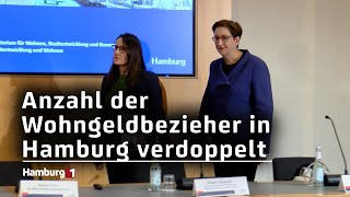 Wohngeld Plus Bauministerin Klara Geywitz und Senatorin Karen Pein ziehen eine positive Bilanz [upl. by Sparke856]