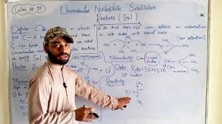 Uni molecular substitution reactions  SN1 Reaction  Alkyl halides  12th class Chemistry [upl. by Banerjee]