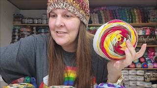 Yarn Unboxing 2020  LoveCrafts Yarn Review  PaintBox Yarns Haul Chunky Pots amp Aran [upl. by Ardeed]